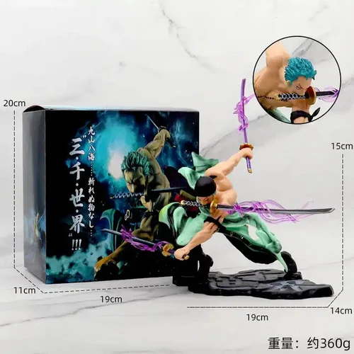 One piece Zoro Battle Mode figure 2 face