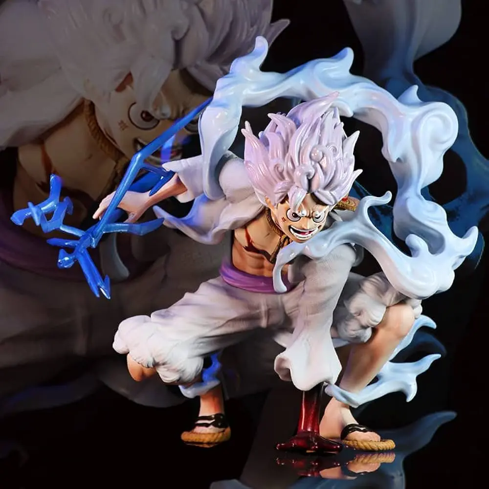 One Piece Monkey D Luffy Gear 5 Action Figure PVC Multicolour Height - | 19CM |