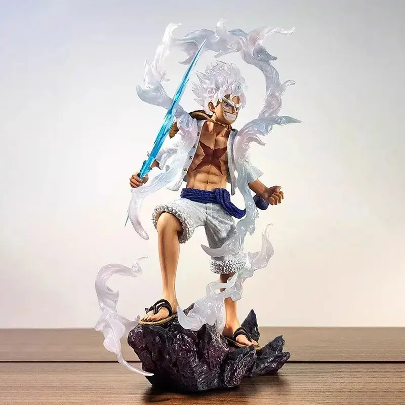 One PIece Gear 5 Luffy Sun God Nika Action Figure PVC Multicolour | 28 CMS |
