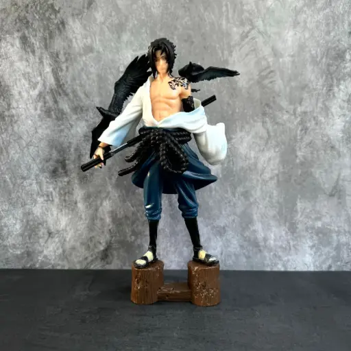Sasuke cursed on tree Plank Figure 27 cm