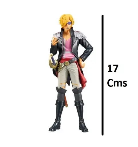 One Piece | Vinsmoke Sanji The Grandline Men Vol 4 Anime Action Figure | 17 Cm