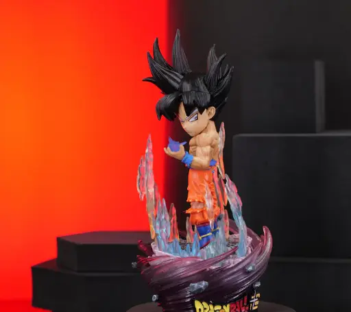 Anime Dragon Ball Z WCF Ultra Instinct Son Goku Black Hair Figure Statue Gift |16.5 CMS |