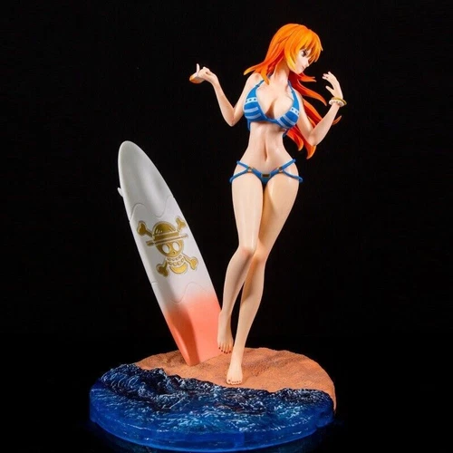 One Piece Nami With Surfboard Swimsuit Edition Action Figure | 33 Cm |