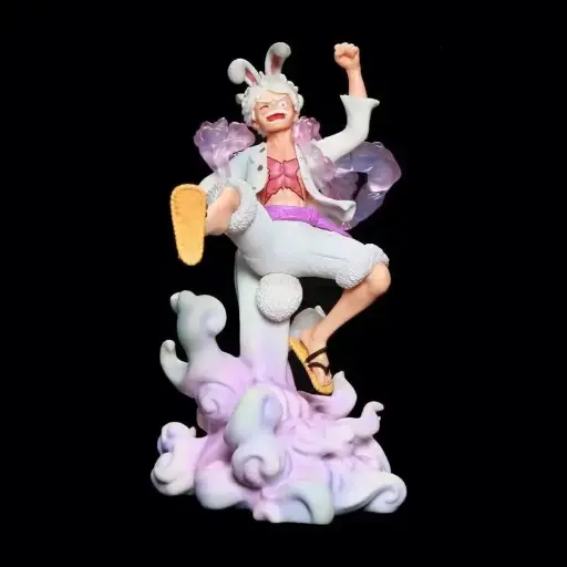 Anime One Piece Nika Luffy Figure Kawaii Rabbit Ears Decor Statue Pvc Action Figurine | 19 CMS |