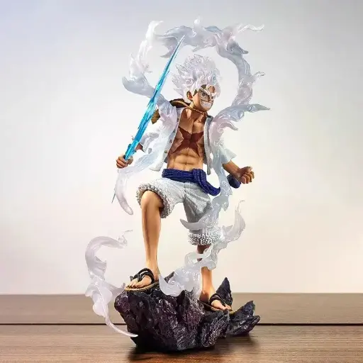 One PIece Gear 5 Luffy Sun God Nika Action Figure PVC Multicolour | 28 CMS |