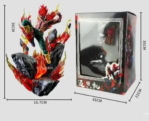 Naruto Might Guy Kicking Figure 33 CM | lights |