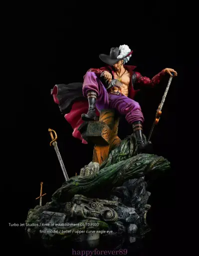 ONE PIECE Figure 37cm Dracule Mihawk Roronoa Zoro Mentoring Series