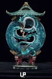 Spirited Away Haku and Chihiro Resin Statue