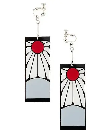 DemonSlayer Tanjro Metal Earing